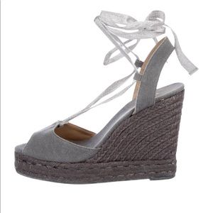 Castaner wrap around espadrille wedges